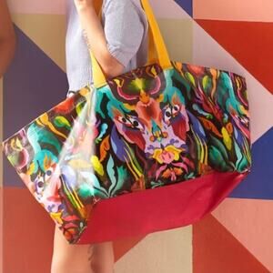 NEW IKEA XLarge Omsesidig Colorful 19 Gallon Reusable Shopping Bag